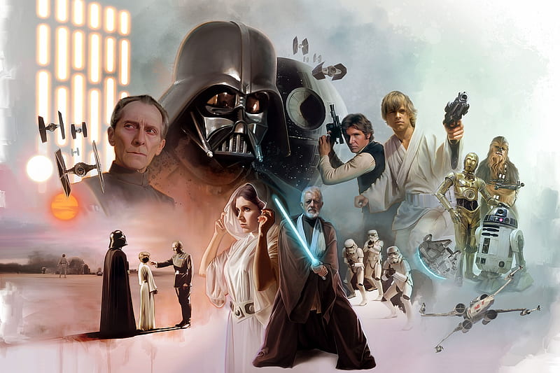Star Wars Celebrations, star-wars, artwork, HD wallpaper
