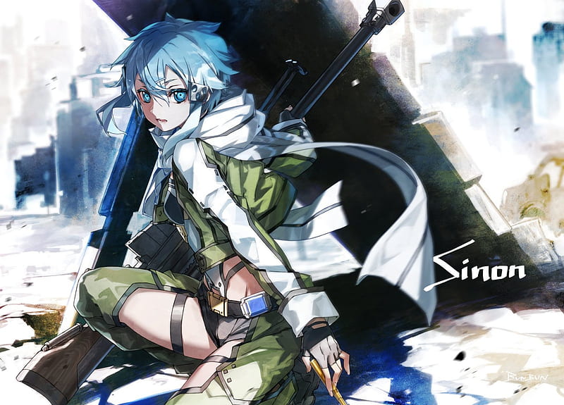 Sword Art Online, Sword Art Online II, Shino Asada, Sinon (Sword Art Online), HD wallpaper