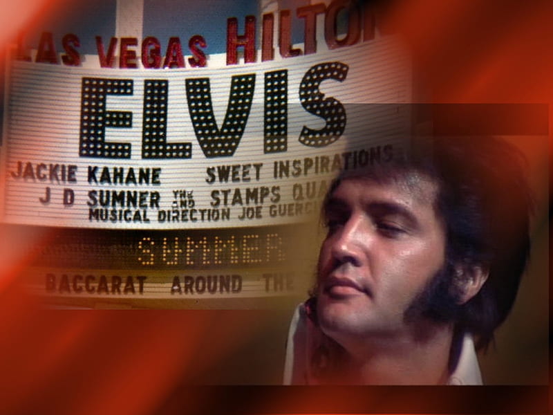 Elvis Presley, hilton, 70s, elvis, concert, vegas, HD wallpaper