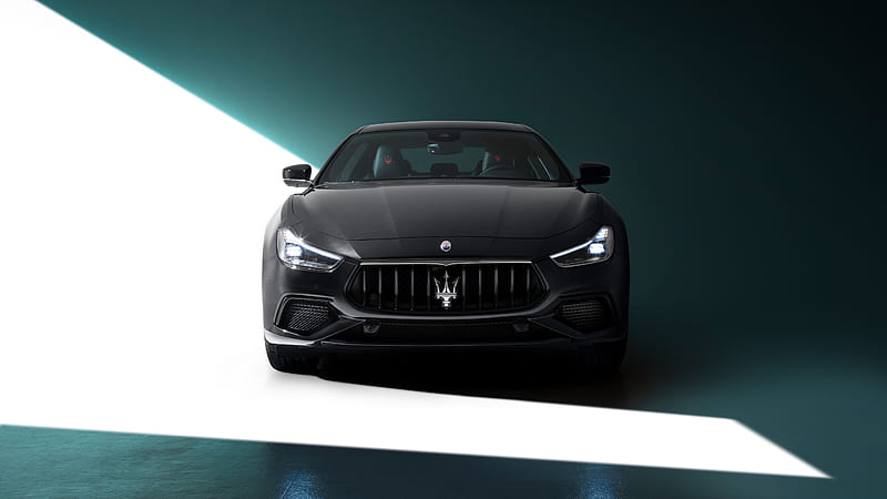 Maserati Ghibli S Q4 GranSport Nerissimo Pack 2021 3 Cars, HD wallpaper
