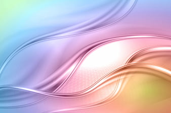 Pink colors and rainbow wave for background Vector Image