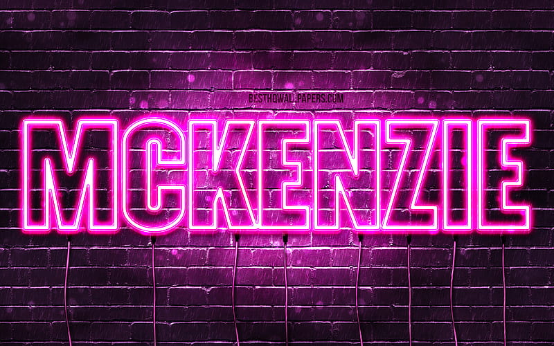 Mckenzie with names, female names, Mckenzie name, purple neon lights ...