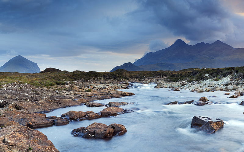 Isle of Skye Scotland UK-Windows, HD wallpaper