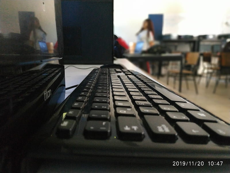 Teclado, computadora, escuela, HD wallpaper