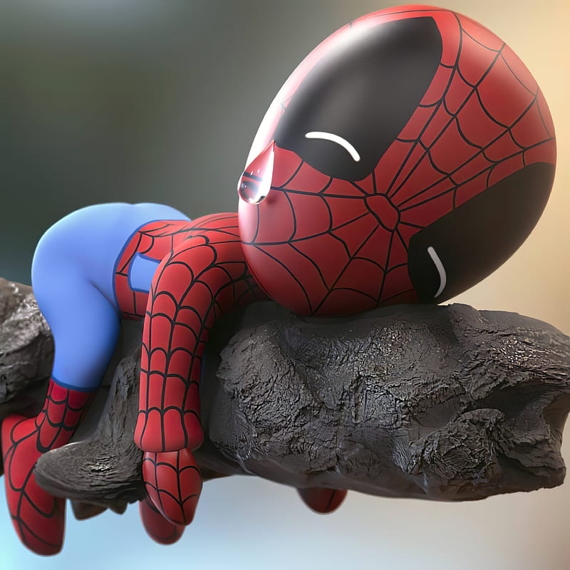 Spider-Man, superhero, CGI, render, digital art, HD phone wallpaper