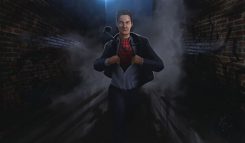 Spider Man, Movie, Spider Man 2, Tobey Maguire, HD wallpaper