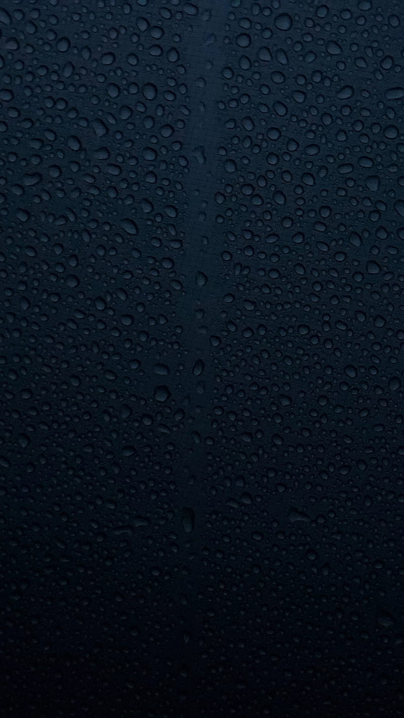 Very Dark Rain, Bertil, Very, black, dark, droplets, drops, nature, oled, graphy, simple, HD phone wallpaper