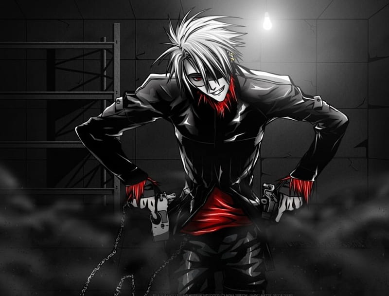 What Are You Looking At, Manga, Boy, Anime, dark, HD wallpaper