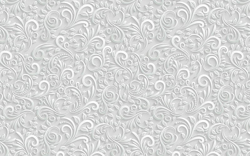 Textura, patrón, flor, papel, blanco, Fondo de pantalla HD | Peakpx