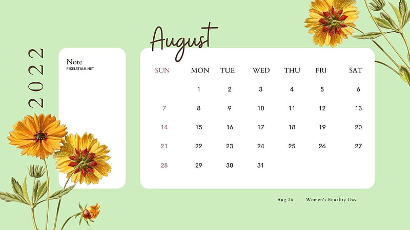 August 2022 Calendar iPhone Wallpapers HD  PixelsTalkNet
