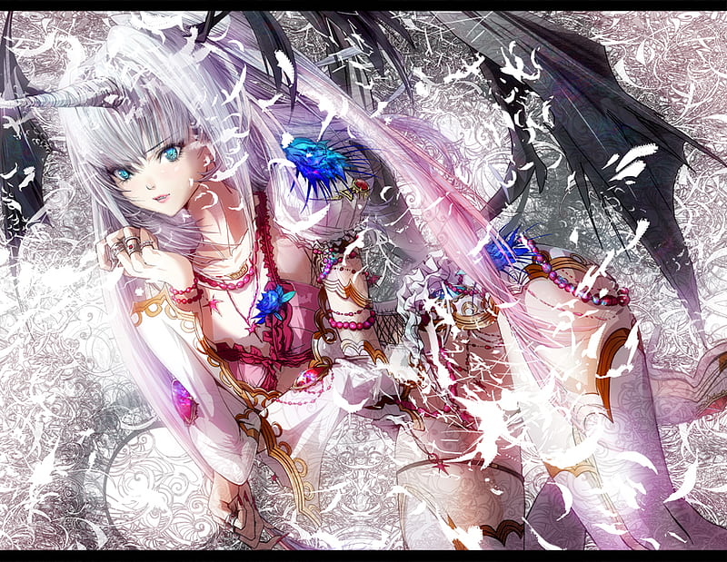 Anime Sorceress riding a Unicorn by FantasyStar125 on DeviantArt