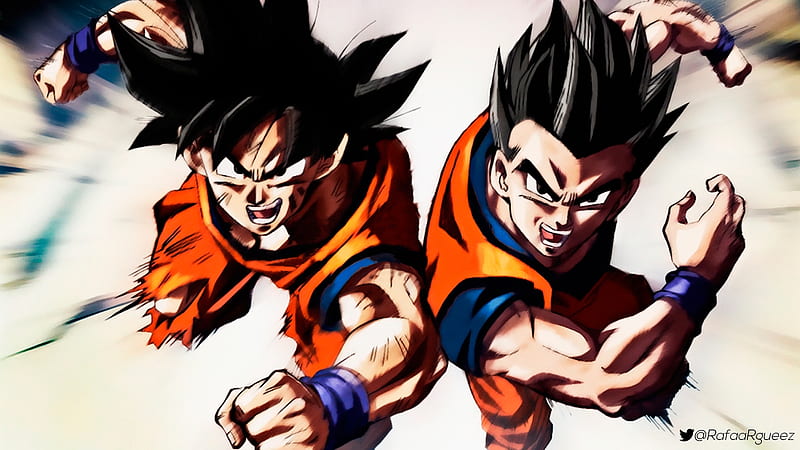 Goku And Gohan Mortal Dúo Dragon Ball Super Goku Gohan Vegeta Dbz Dbs Db Dbgt Hd Wallpaper 