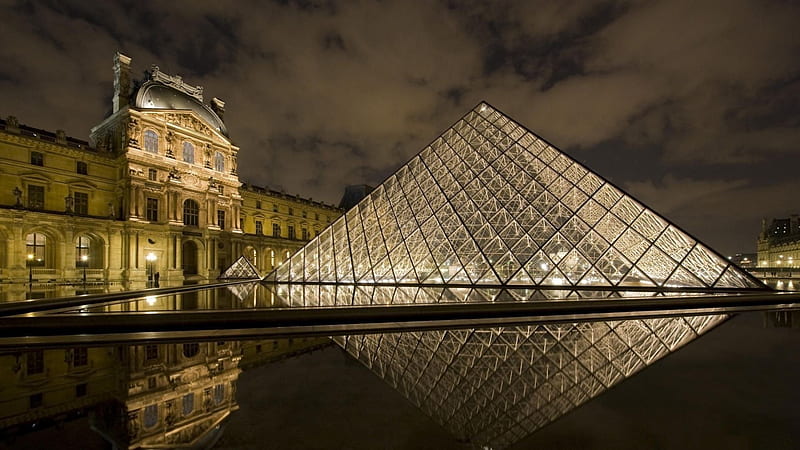 Louvre Museum in Paris, Buildings, Museums, Architecture, Paris, HD wallpaper