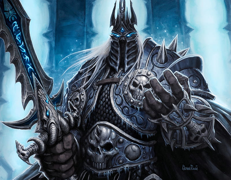 Lich King World Of Warcraft , world-of-warcraft, games, artist, digital-art, HD wallpaper