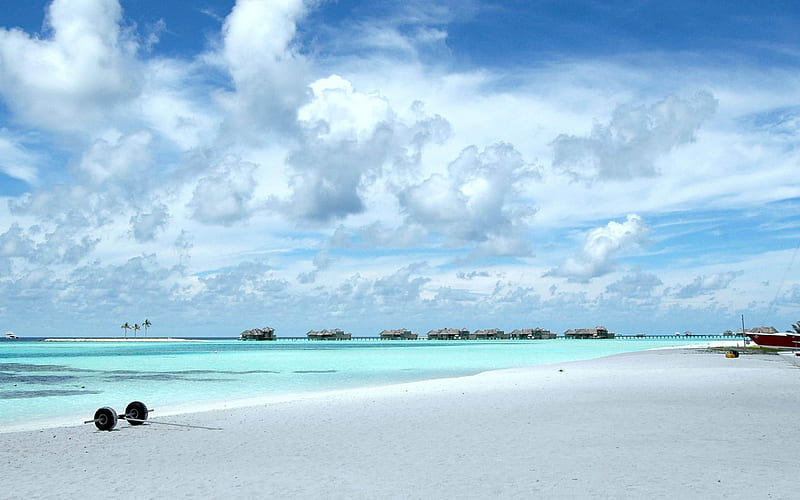 Maldives beach scenery 16, HD wallpaper