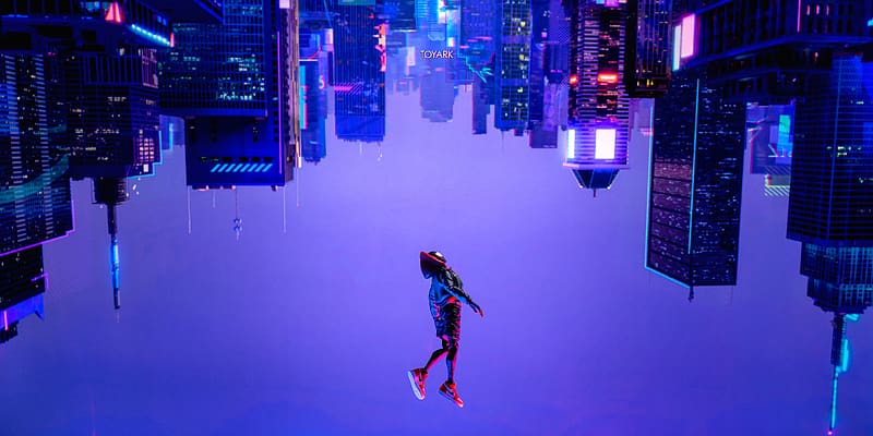 Spiderman Into The Spiderverse Movie, miles-morales, spiderman-into-the-spider-verse, spiderman, superheroes, movies, HD wallpaper