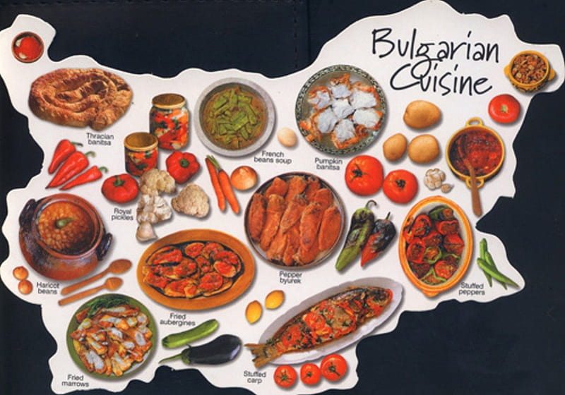 Bulgarian Cuisine graphy, food, traditional, Bulgaria, HD wallpaper