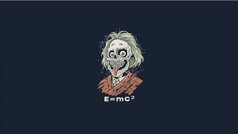 Funny Albert Einstein, HD wallpaper
