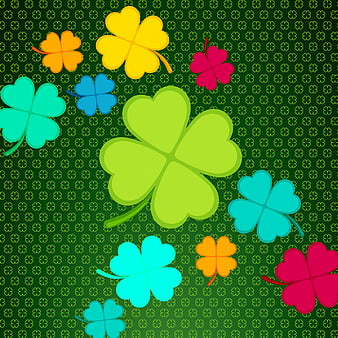 AOFOTO 6x4ft Happy St Patricks Day Background Lucky Clover On Rustic Wooden Board Photography Backdrop Spring Shamrock Leprechaun Green Leaf Photo Studio Props Baby Kid Artistic Portrait Wallpaper