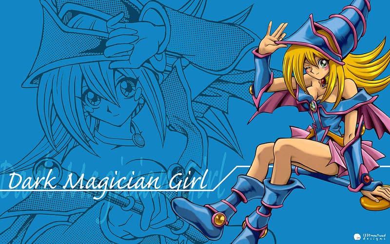 Anime, Yu Gi Oh!, Dark Magician Girl, HD wallpaper