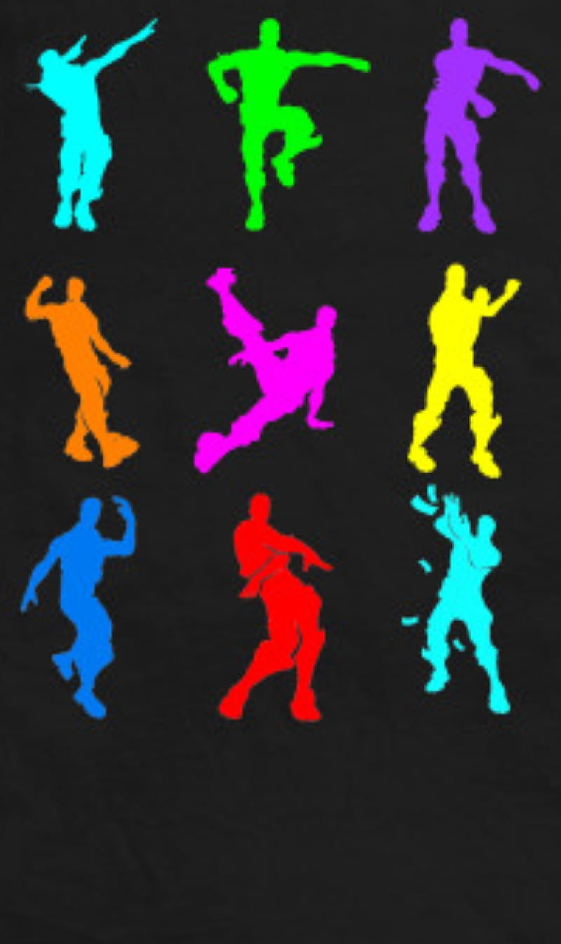 Bailes de fortnite, colorido, bailes, fortnite, diversión, Fondo de pantalla  de teléfono HD | Peakpx