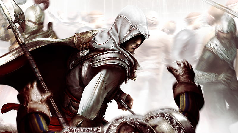 Assassin's Creed II, assassins creed, ubisoft, acii, ezio, auditore, assassin, HD wallpaper