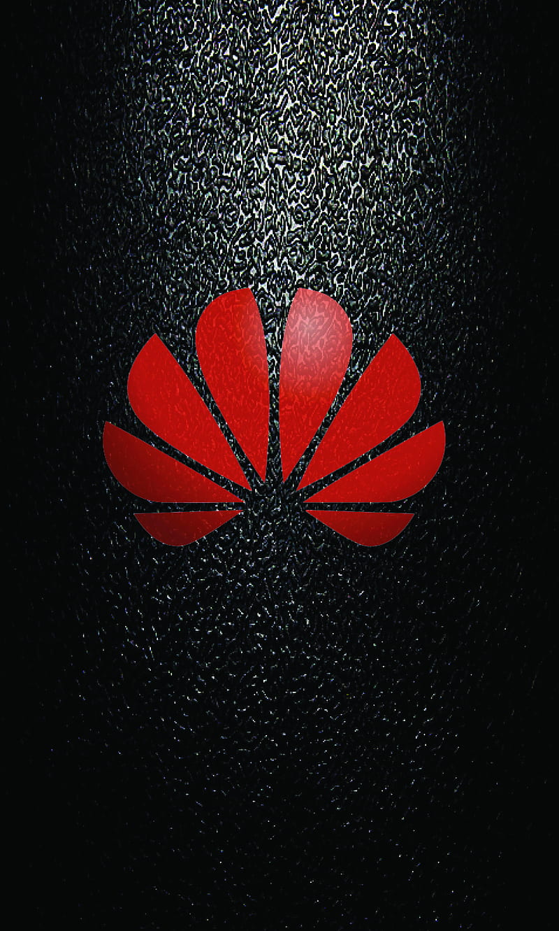 huawei black, logo, HD phone wallpaper