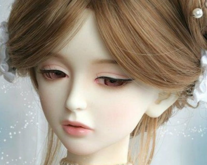 Doll Face, toy, face, doll, girl, HD wallpaper