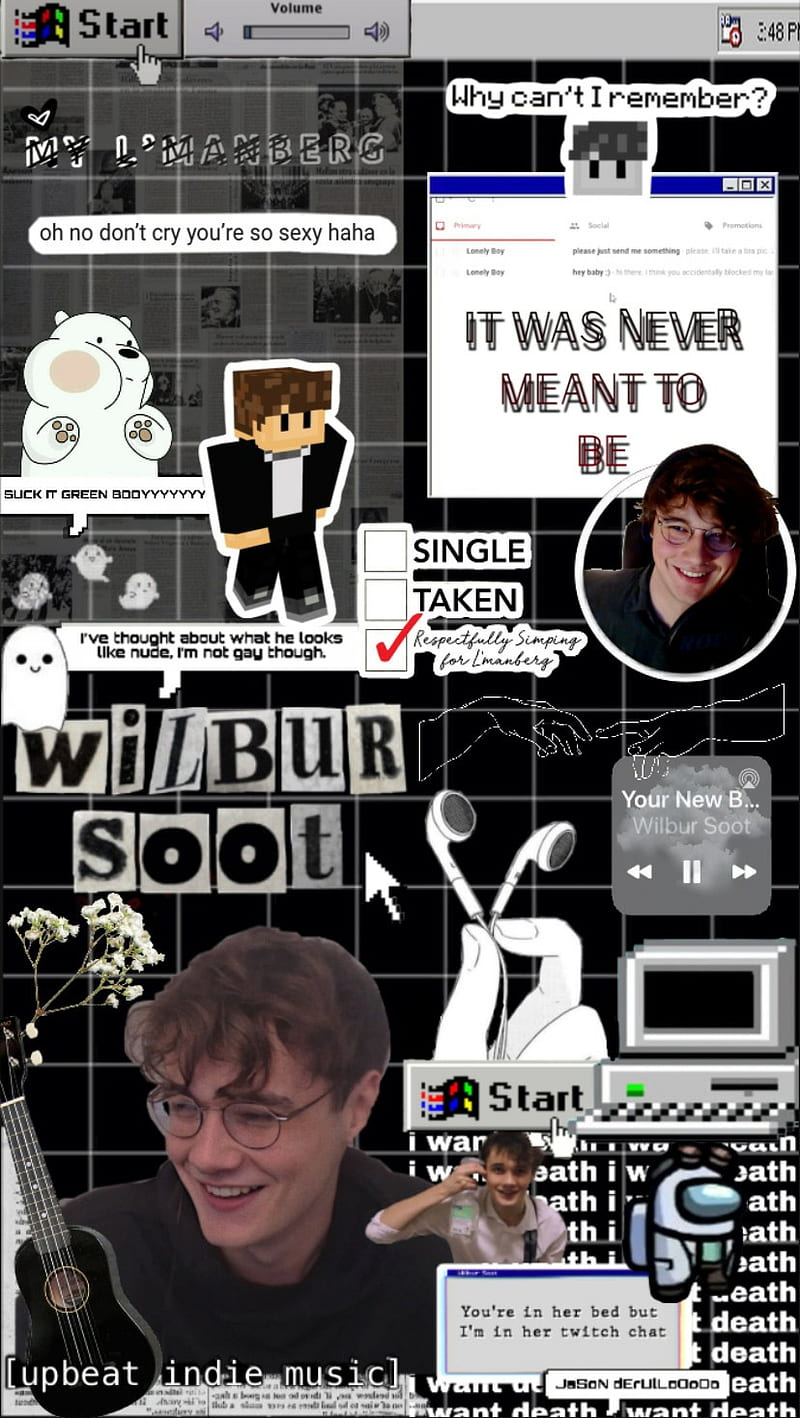 Wilbur soot, cute, him, power, quotes, HD phone wallpaper