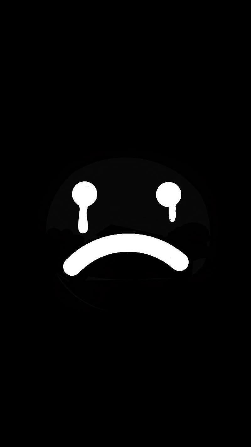 Mood Off Ka Sad Face, mood off ka, sad face, black background, HD ...