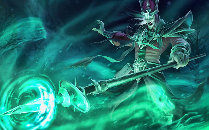 Karthus, darkness, MOBA, League of Legends characters, warrior, monsters, League of Legends, HD wallpaper