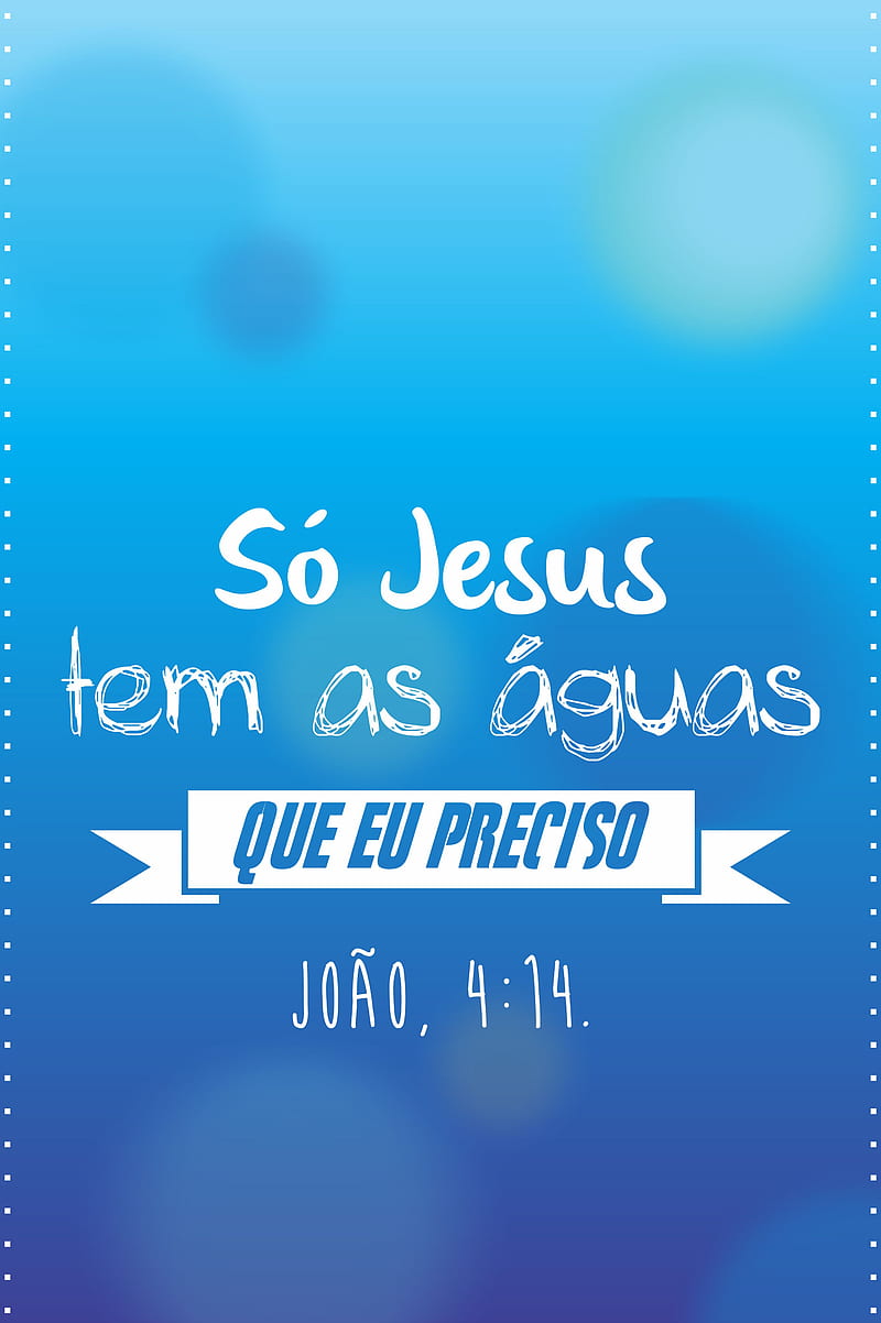As aguas de Jesus, blue, blue, cristo, deus, god, jesus, savior, HD phone wallpaper
