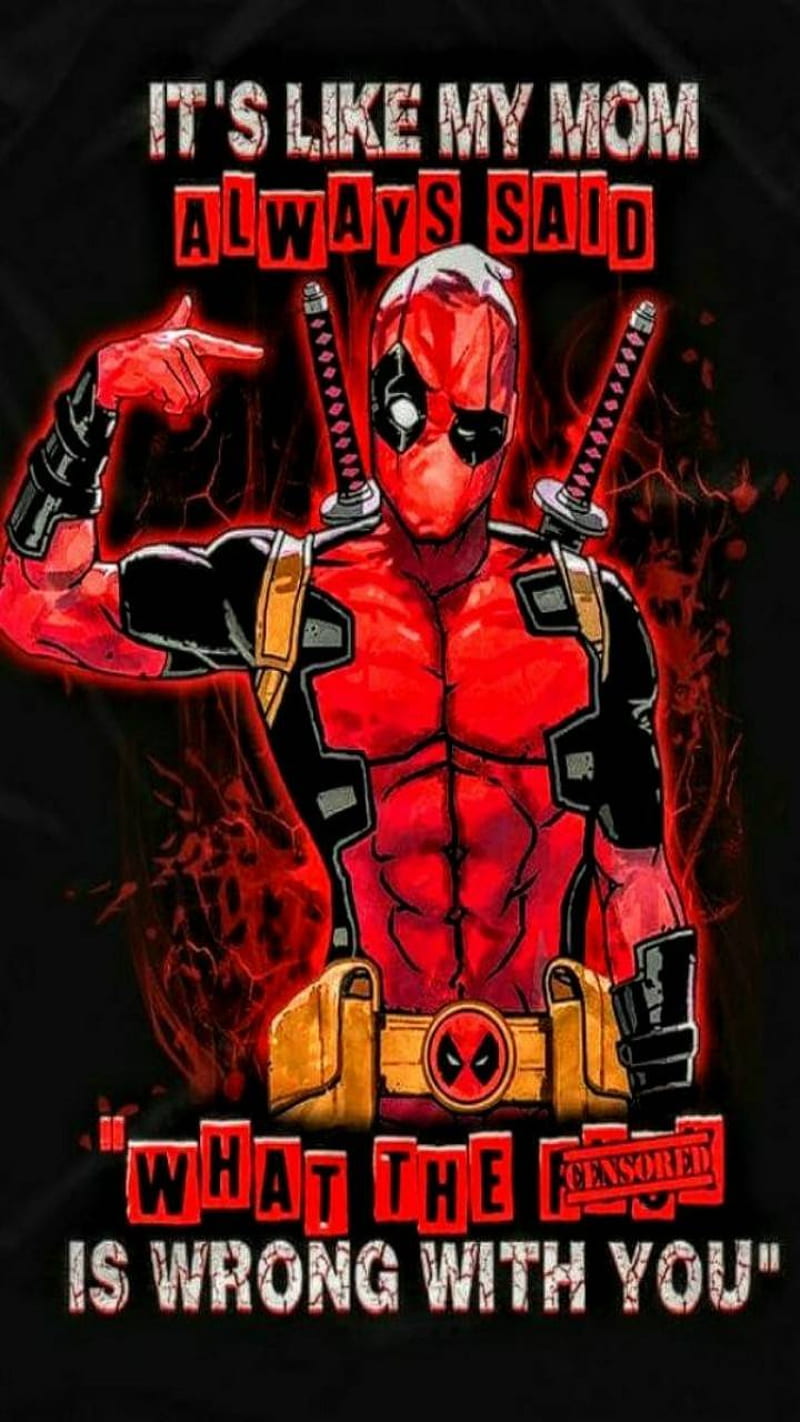 Deadpool, funny, HD phone wallpaper