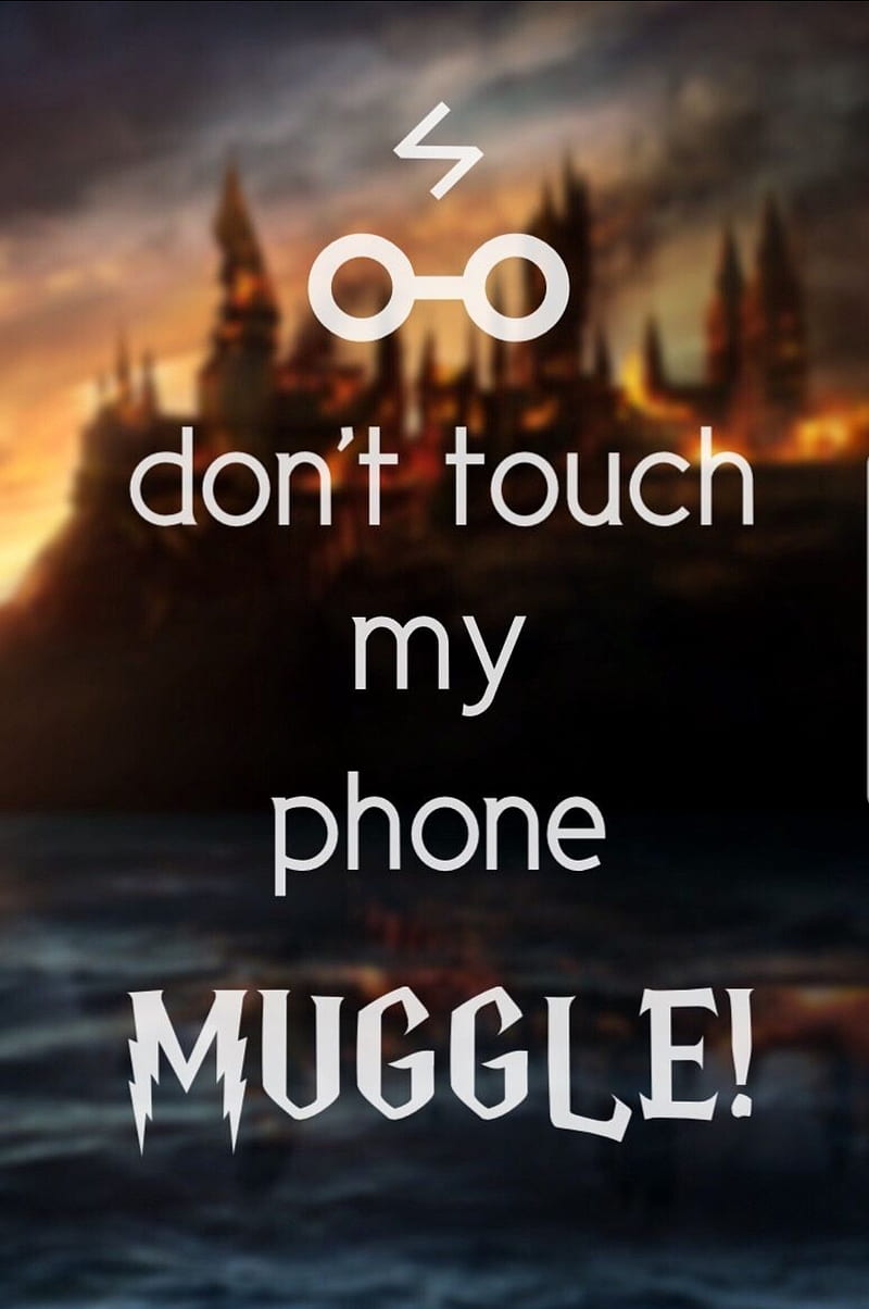 No toques mi teléfono, increíble, harry potter, muggle, potterhead, Fondo  de pantalla de teléfono HD | Peakpx