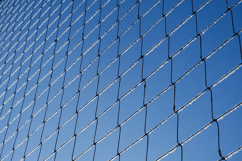 mesh, frost, sky, macro, HD wallpaper
