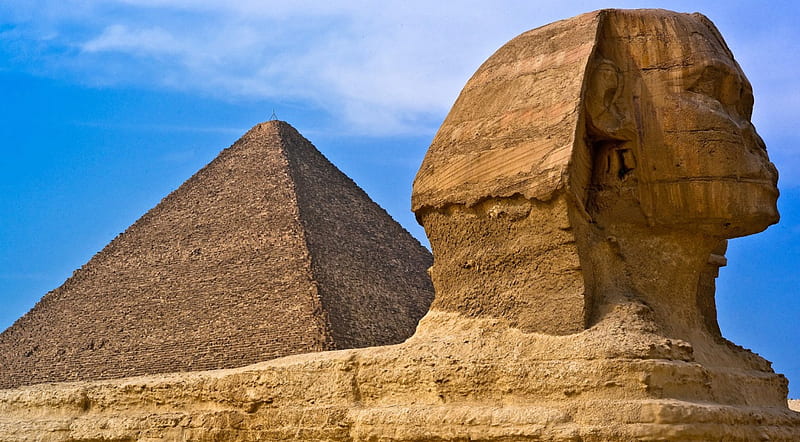 United They Stand, Pyramid, Ancient, Sphinx, Egypt, HD wallpaper