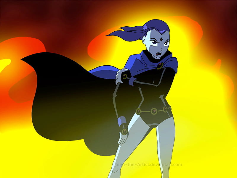 Teen Titans-Raven, raven, girl, anime, dark, teen titans, other, HD  wallpaper | Peakpx