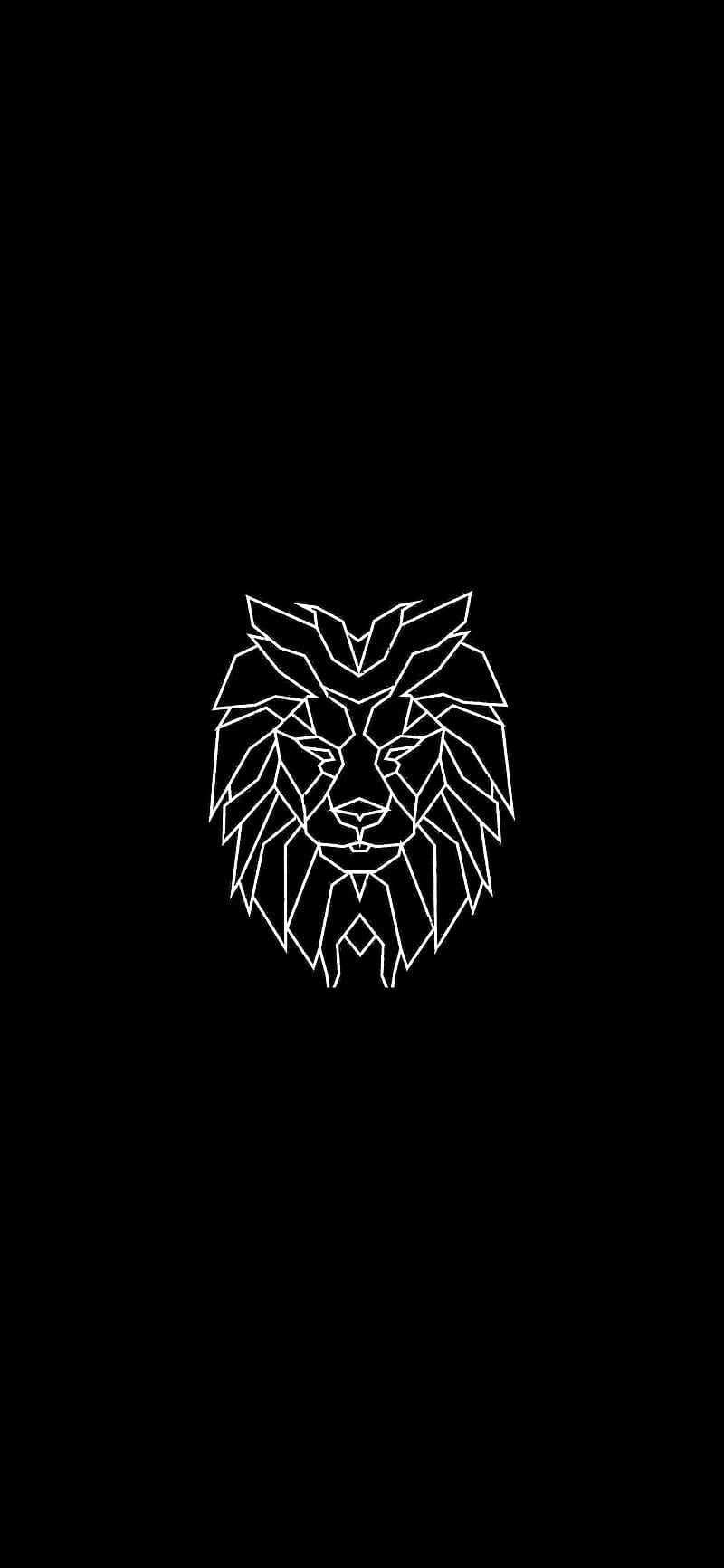 Amoled lion, amoled, black, leo, lion, HD phone wallpaper | Peakpx