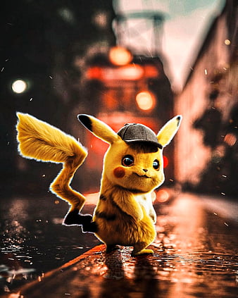 Pikachu Illustrator, pikachu, pokemon, HD phone wallpaper