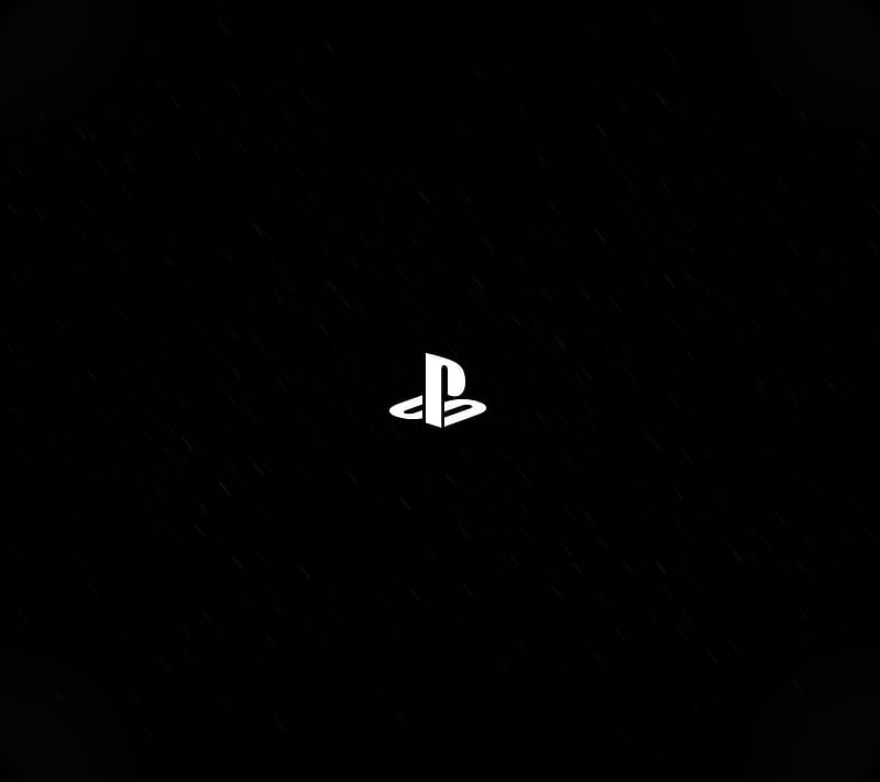 Playstation, black, dark, playstaions logo, ps4, HD wallpaper