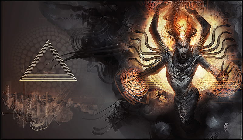 Monster, fire, demon, hell, creature, HD wallpaper | Peakpx