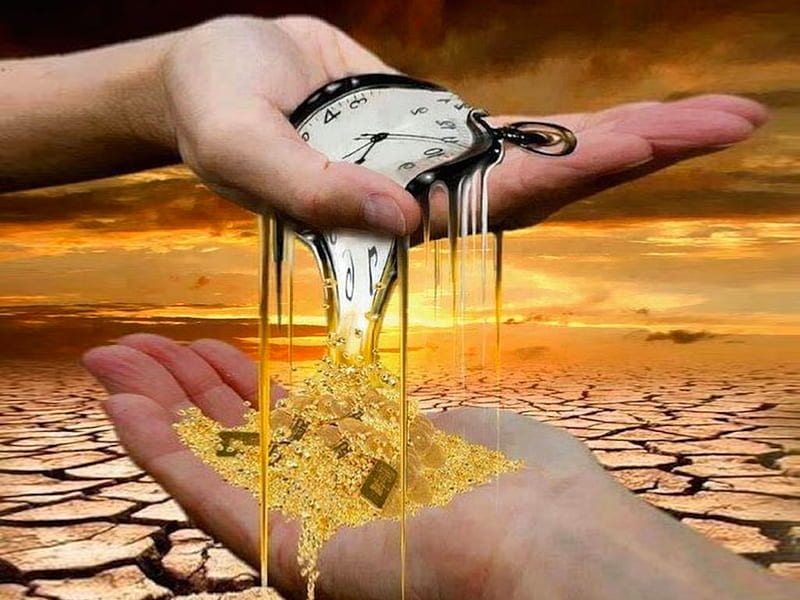 Running Out of Time, the WOW factor, surreal creative art, Facebook, album, HD wallpaper