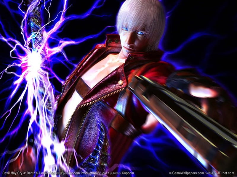 Wallpaper dante, devil may cry, artwork, video game desktop