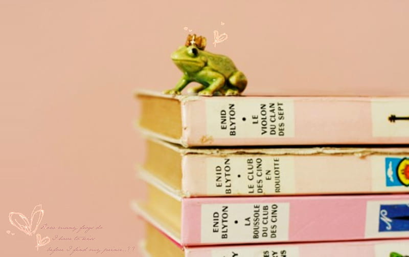 Frog Prince, frog, fantasy, girly, fairy tale, prince, pink, light, HD wallpaper