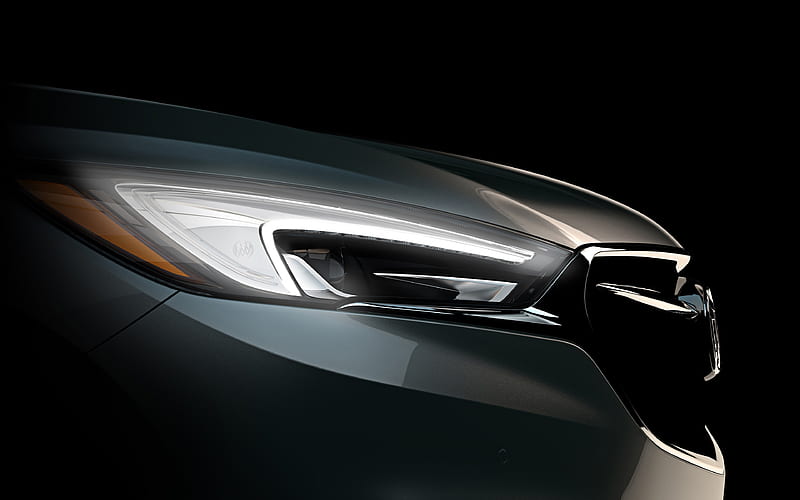 Buick Enclave 2018 cars, teaser, close-up, new Enclave, Buick, HD wallpaper