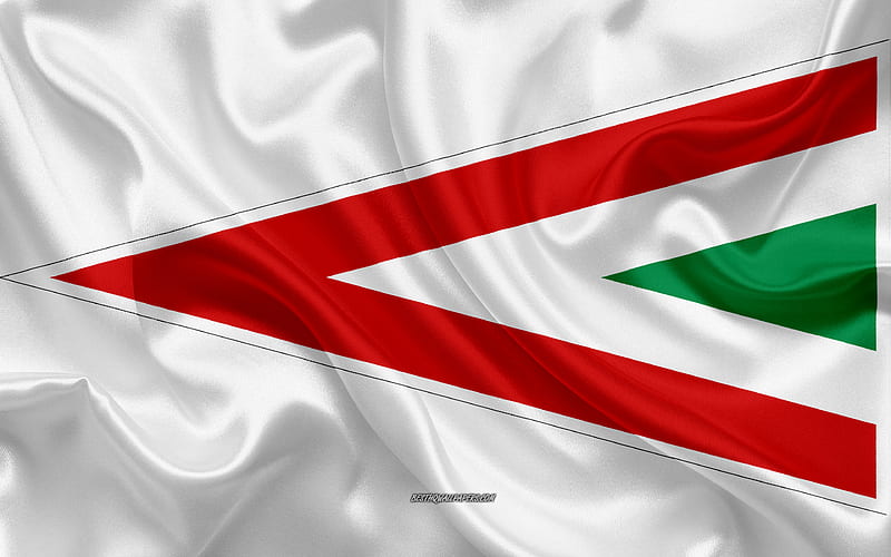 Flag of Hungarian Air Force silk flag, silk texture, Hungarian Defence Forces, Hungary, HD wallpaper