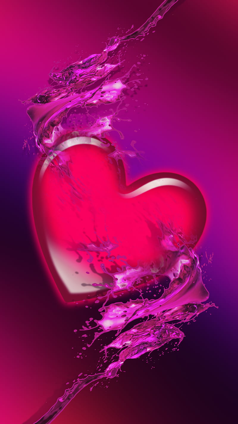 Liquid Love, Fenrir, valentine, HD mobile wallpaper | Peakpx