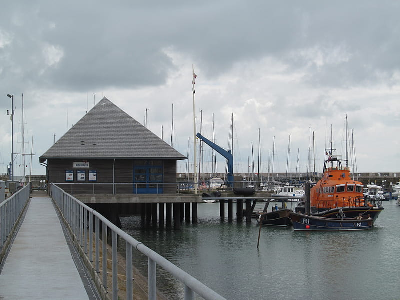 Lifeboat Rescue, Sea Rescue, RNLI, LIfeboats, Ramsgate, Kent, UK, HD wallpaper