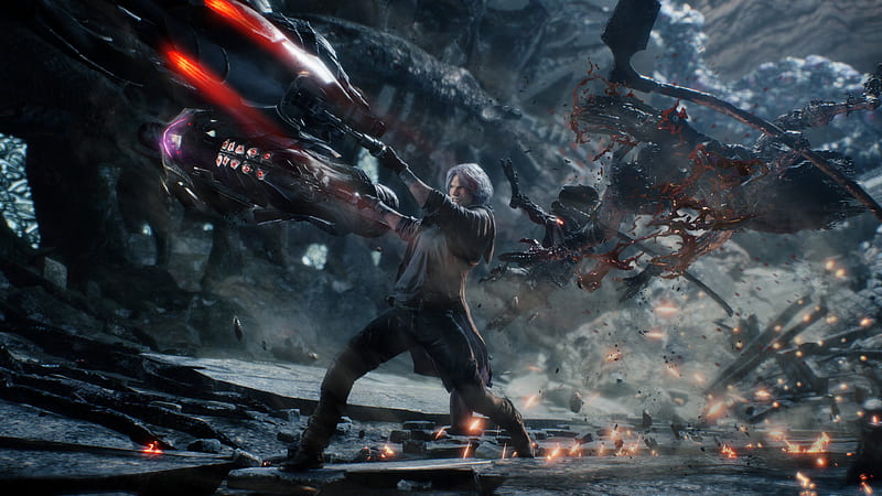 Dante DMC 5, devil, devilmaycry, dmcv, HD wallpaper