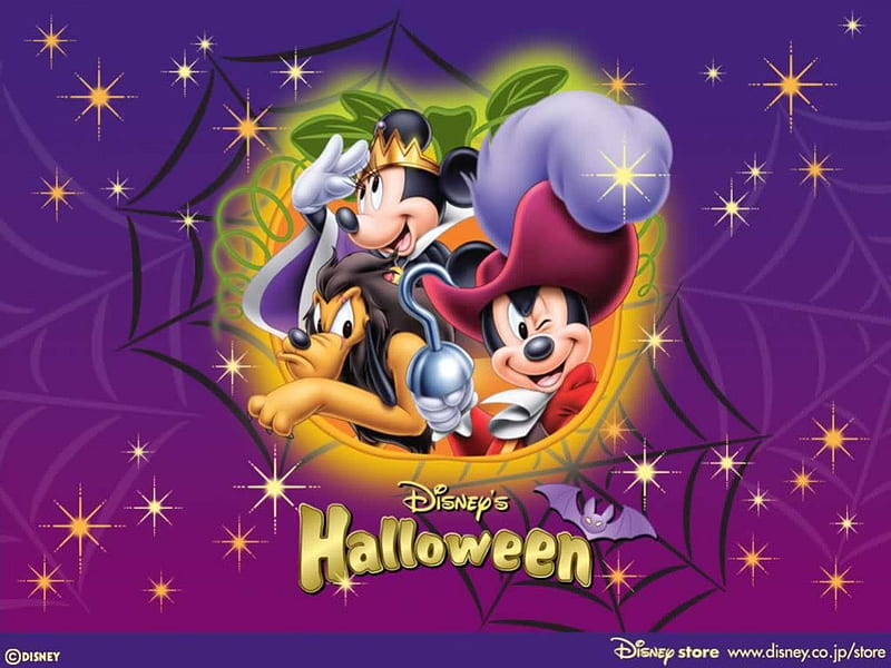 A Disney Halloween, Mickey, Halloween, Disney, Goofy, HD wallpaper